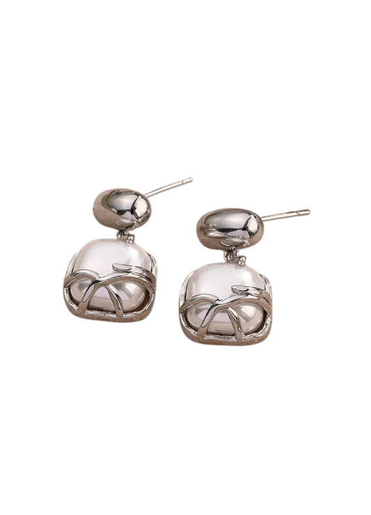 ARETES ENREDADOS PERLAS