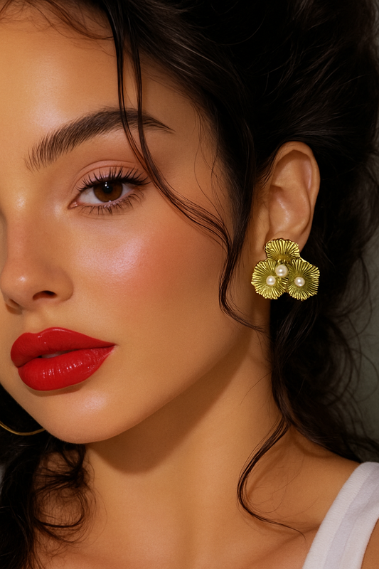 ARETES JARDIN DORADO