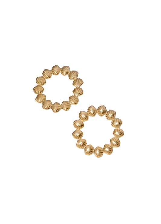ARETES CÍRCULO DE CARACOLAS