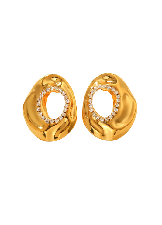 ARETES ARO ESCULPIDO