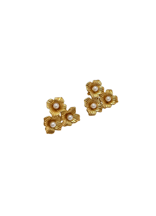 ARETES JARDIN DORADO