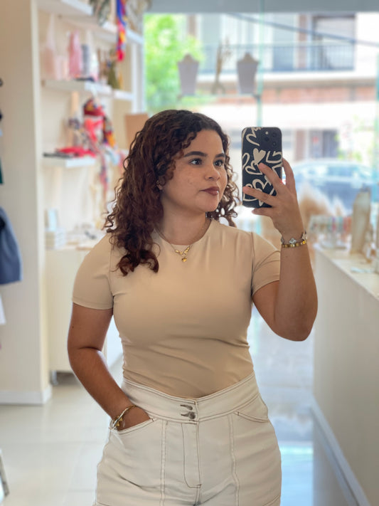Body básica manga corta
