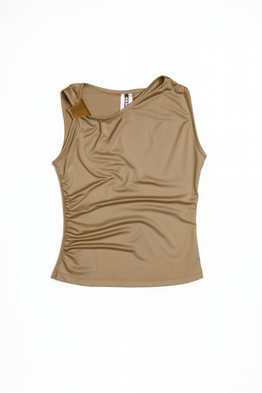 BLUSA ASIMETRICA SATINADA