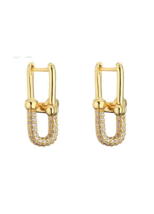 ARETES ENLACE DORADO