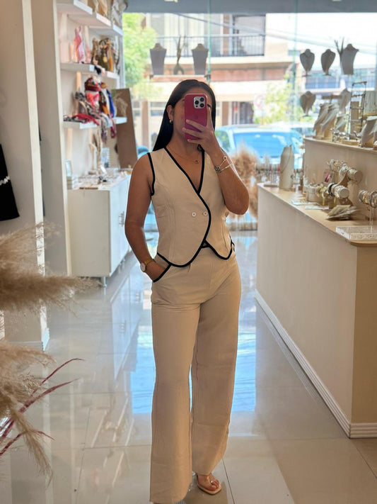 CONJUNTO CHALECO PANTALON